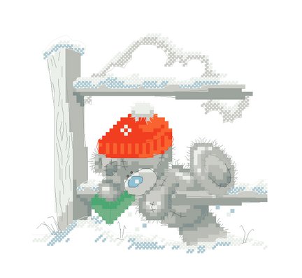 Делюсь схемами «Anchor» (Мишки Teddy, котики) №79015