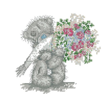 Делюсь схемами «Anchor» (Мишки Teddy, котики) №79022