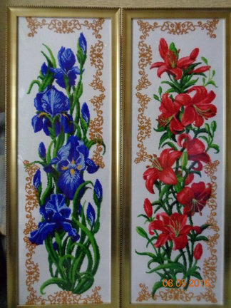 Процессы вышивки бисером №80215