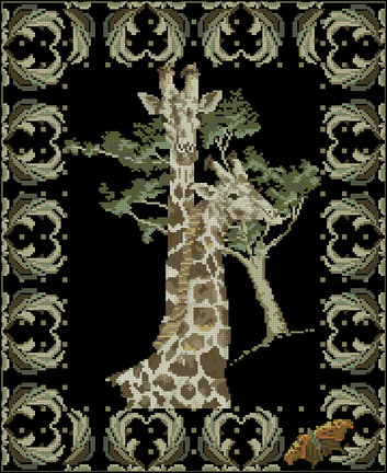 Кладовая схем 2 (животные, пейзажи и цветы) №81123