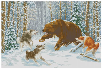 Кладовая схем 2 (животные, пейзажи и цветы) №81615