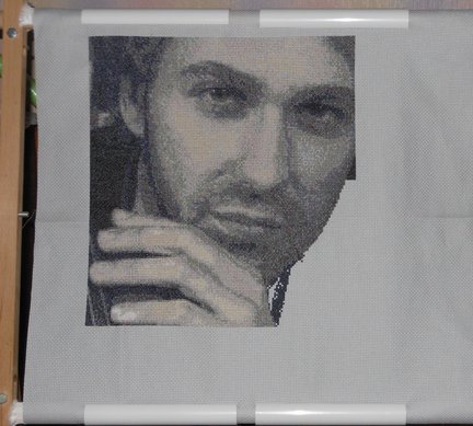 Процесс «Портрет. Дэвид Гарретт» №85299