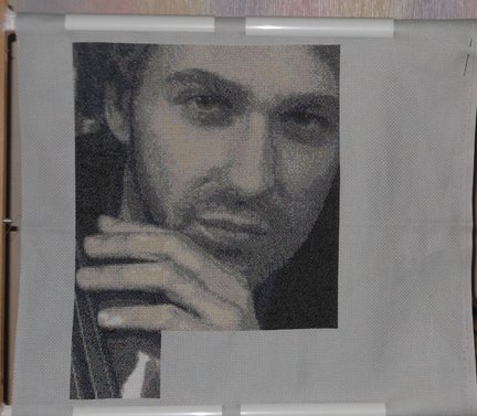 Процесс «Портрет. Дэвид Гарретт» №85974