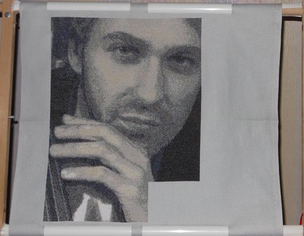 Процесс «Портрет. Дэвид Гарретт» №86252