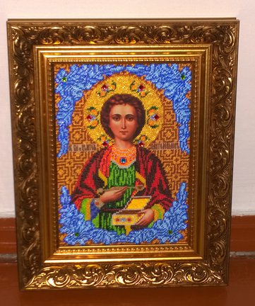 Мой первый процесс вышивка бисером №90143