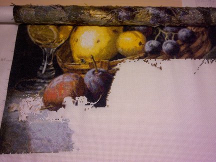 Натюрморт с виноградом и грушами №97009