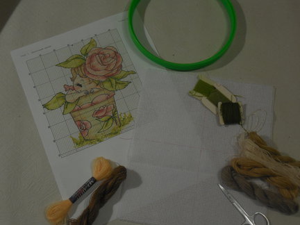 Цветочный малыш. Начало процесса. №99629