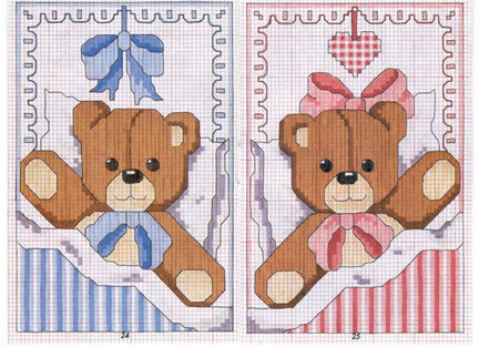 Детские схемы: мишки №103483