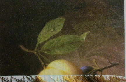 Эстэ - «Натюрморт с Персиком и Черносливом» №106005
