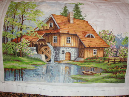 Вышивка в процессе №106689