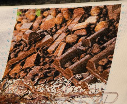 Триптих кофейное-ореховое-шоколадное №107144