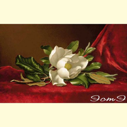 «Магнолия на красном бархате» от Эстэ №107203
