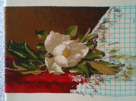 «Магнолия на красном бархате» от Эстэ №107475