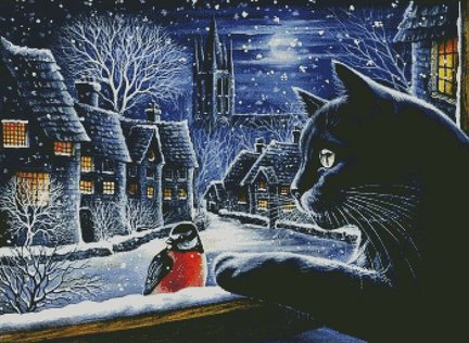 Кошечка И. Гармашовой. Схема с этого сайта. №108993