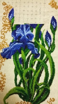 Мои «Ирисы» и другие вышивки бисером №110621