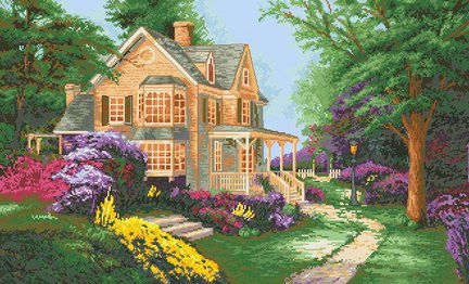 Дом осенью №110890