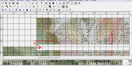 Техника вышивки зубчиками с использованием ПМ №115479