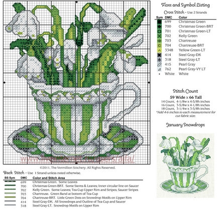 Цветочно-чашечный календарь №117079