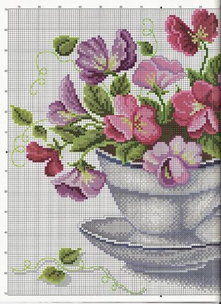 Цветочно-чашечный календарь №117438