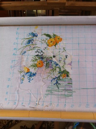 Акварельные пионы от Риолис №118325