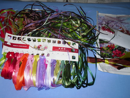 продам набор для вышивки лентами №119265