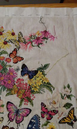 Вышивка в процессе №119636