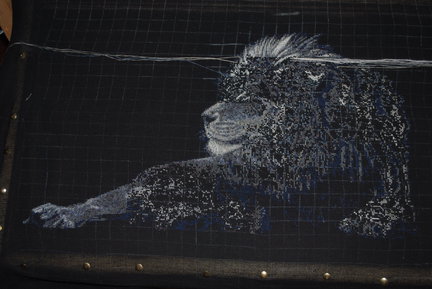 Лев, монохром, с этого сайта №120001