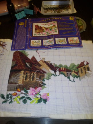 Пейзаж бисером №121550