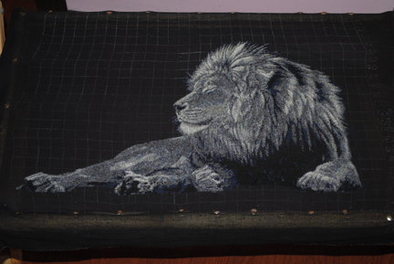 Лев, монохром, с этого сайта №122614