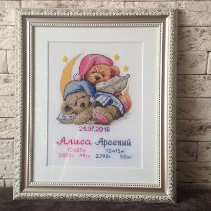 Помогите найти схему метрики для двойняшек мальчика и девочки №125758