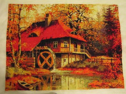 Мой новый процесс «Мельница в осеннем лесу» №125764