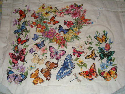 Вышивка в процессе №127346