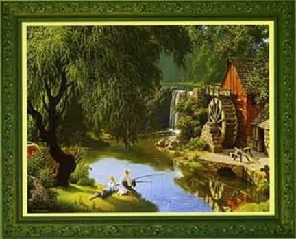 Летом у реки (A Famouse Great Picture) №135839