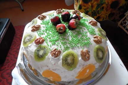 Закатный витраж с кошкой №137192