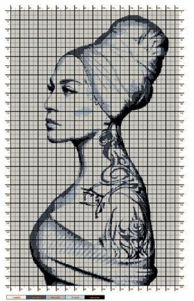 Хочу вышить свою фотографию, нужна схема №137701