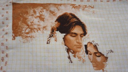 Пара с волчонком. Схема Галины Нестеренко. №142558