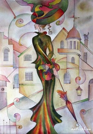 Три картины в стиле модерн №149756