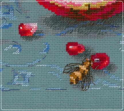 Схемка Риолис Розовый гранат 1618 №149823