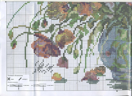 Чёрная канва (разные наборы + схемы) №157206