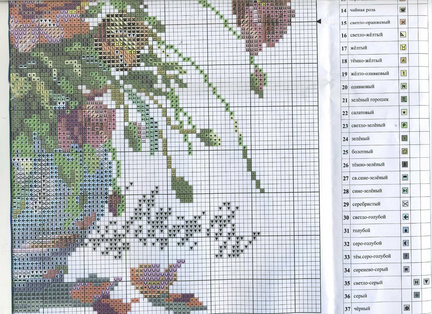 Чёрная канва (разные наборы + схемы) №157207