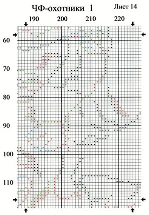 Чёрная канва (разные наборы + схемы) №157239
