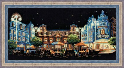 Чёрная канва (разные наборы + схемы) №157375