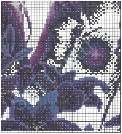 Чёрная канва (разные наборы + схемы) №157430