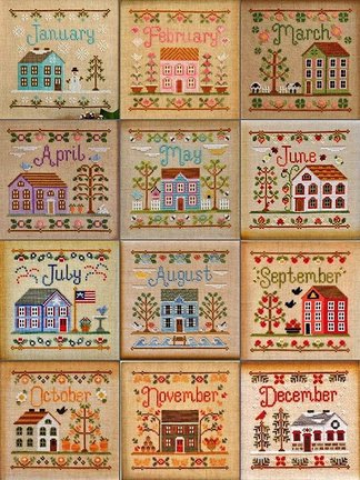 Календарь Country cottage needlework №160965
