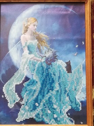 Творчество бабушки. Алмазная вышивка (мозайка, живопись). №162954