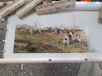 The prized puppy. Схема от Е.Горбаневой, 7 слоников. №164846