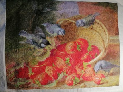 GK 1275 Натюрморт клубника и синички №166410