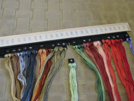 Мой аналог Annie's Keepers для хранения мулине и работы с ним №169080