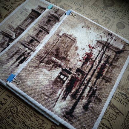 Триптих «Городские зарисовки» №170516