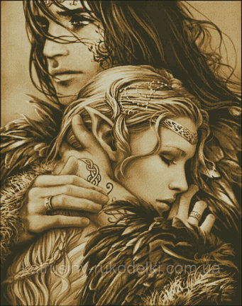 The prized puppy. Схема от Е.Горбаневой, 7 слоников. №171793